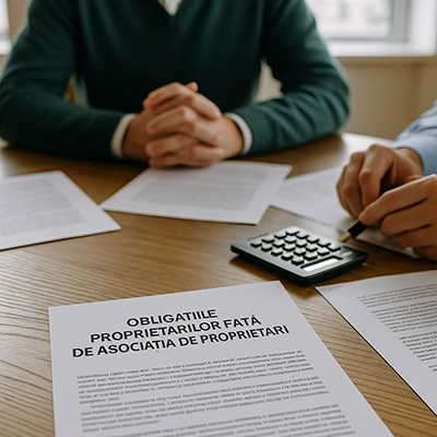 Obligațiile proprietarilor față de asociația de proprietari